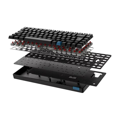 Teclado gaming hiditec gm1k switches red negro