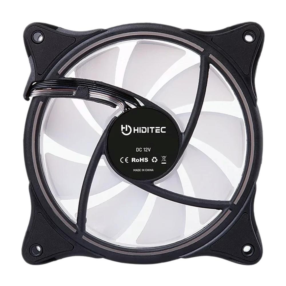 Ventilador cpu gaming hiditec argb - n - 18 120mm negro