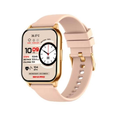 Smartwatch maxcom fw25 arsen pro gold 1.96pulgadas