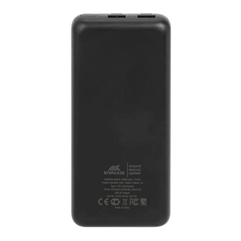 Powerbank rivacase va1075 qc - pd 20000mah usb tipo a - usb tipo c