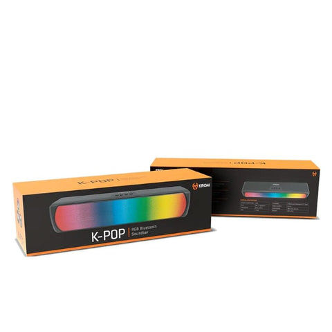 Barra de sonido bluetooth krom k - pop rgb