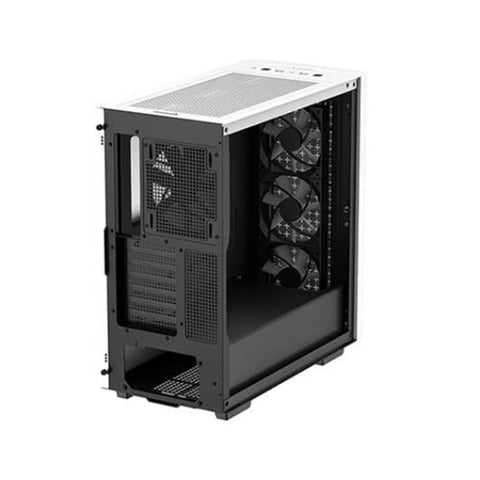 Caja ordenador gaming deepcool ck560 e - atx argb cristal templado blanco