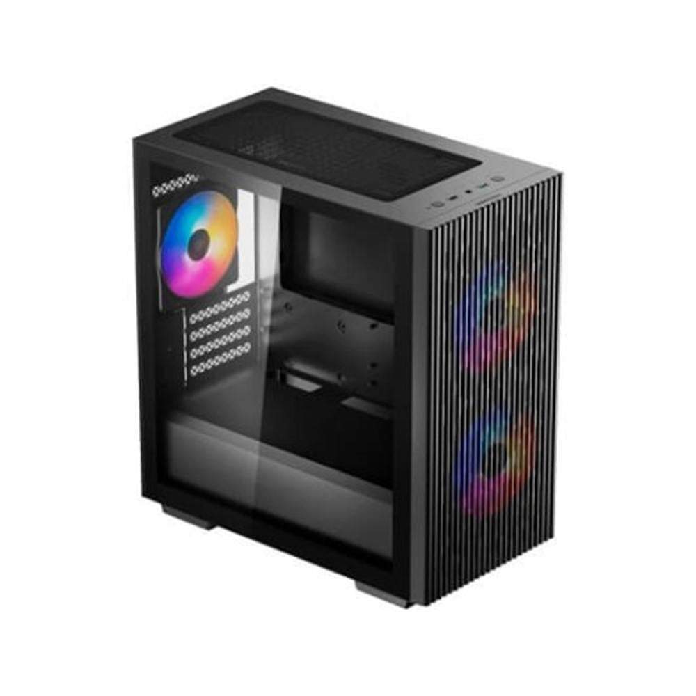 Caja ordenador gaming deepcool matrexx 40 3f m - atx argb cristal templado negro