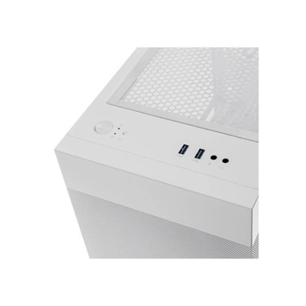 Caja ordenador gaming lian li lancool 205m m - atx argb cristal templado usb 3.0 blanco