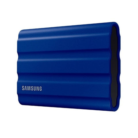 Disco duro externo ssd samsung mu - pe1t0r - eu 1tb t7 shield nvme azul