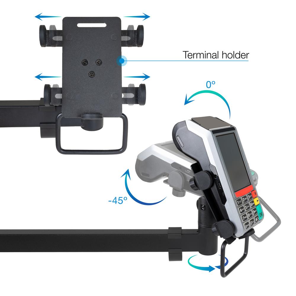 Soporte mesa tooq hasta 32pulgadas vesa 100 x 100 max 9kg - brazo