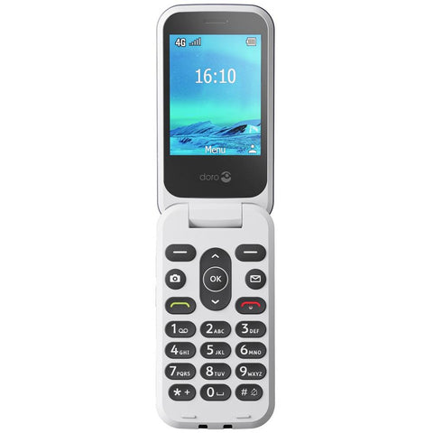Telefono movil doro 2840 4g azul - blanco