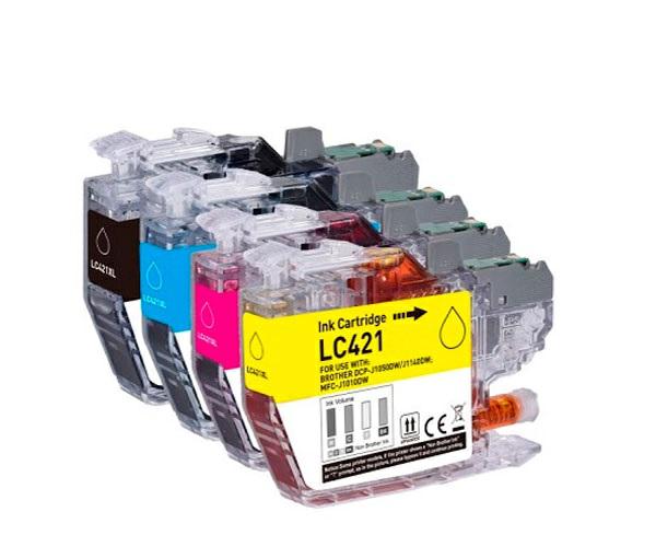 Cartucho de tinta compatible dayma brother lc421 magenta 200 pag. premium