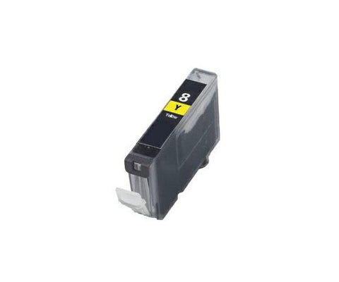 Cartucho de tinta compatible canon cli8 amarillo