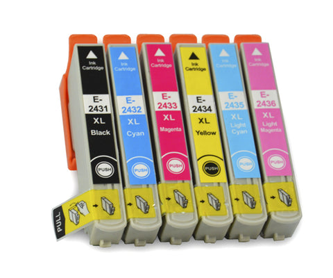 Cartucho de tinta compatible dayma epson t2433 magenta