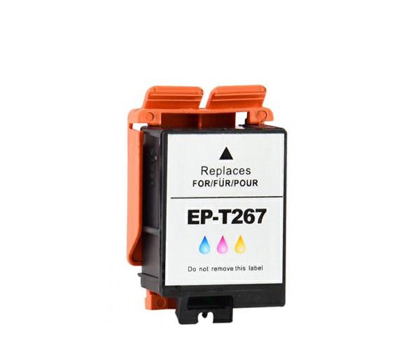 Cartucho de tinta compatible dayma epson t267 tricolor 200 pag. premium