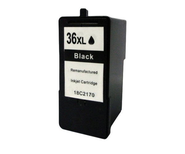 Cartucho de tinta compatible dayma lexmark n36  lx36 negro 18c2130e