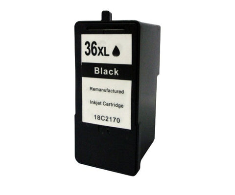 Cartucho de tinta compatible dayma lexmark n36  lx36 negro 18c2130e