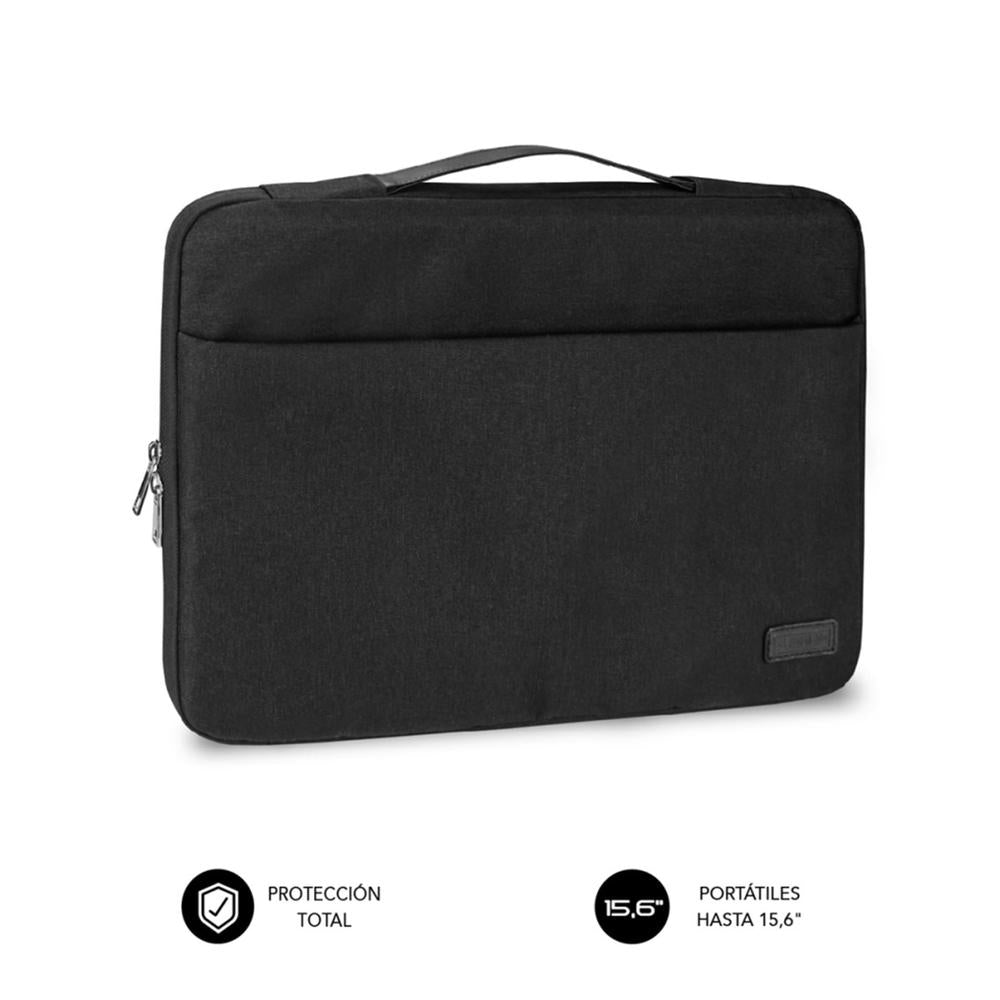 Funda para portatil subblim elegant laptop sleeve 15.6pulgadas negro