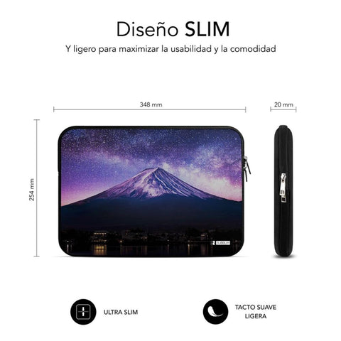 Funda para portatil subblim trendy sleeve neo mountain 13.3pulgadas -  14pulgadas