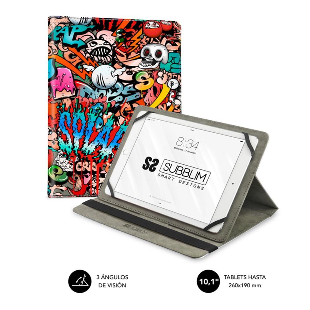 Funda subblim trendy case para tablet 10.1pulgadas graffiti