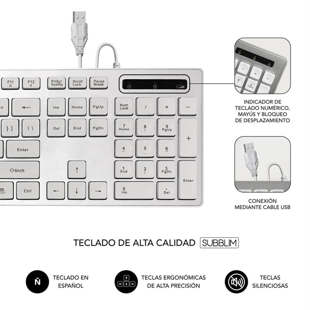 Teclado subblim subkbc - 0eke20