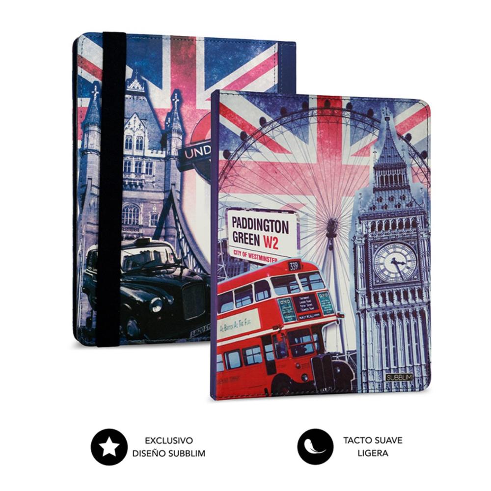 Funda + teclado subblim keytab usb tipo c 10.1pulgadas england