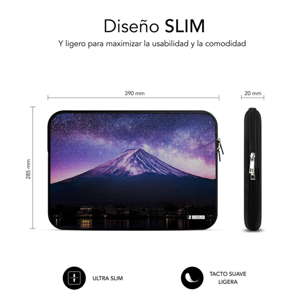 Funda para portatil subblim trendy sleeve neo mountain 15.6pulgadas