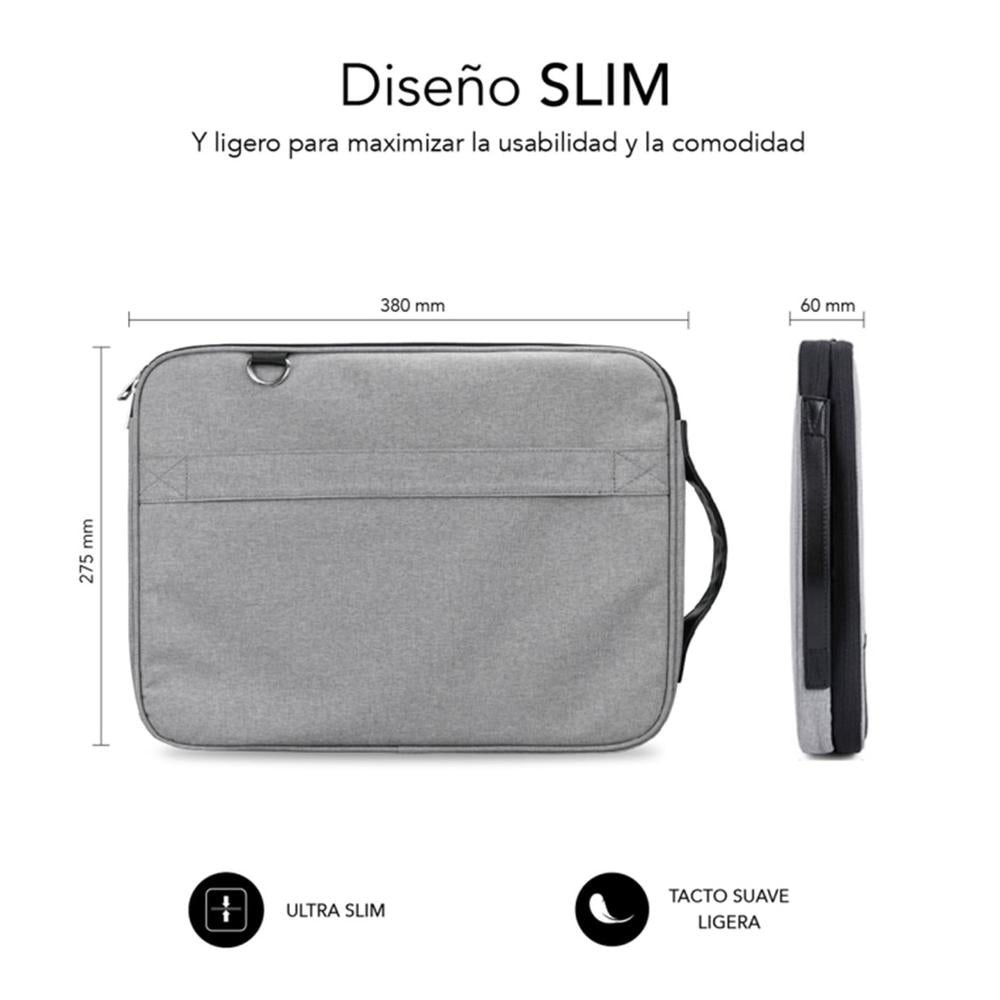 Funda subblimi advance laptop sleeve para portatil 13.3pulgadas - 14pulgadas gris