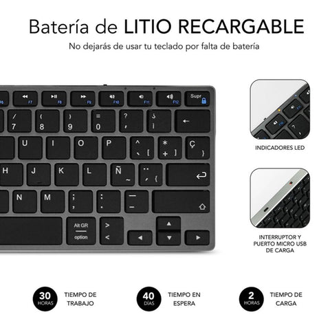 Teclado subblim sub - kb - 3adc201 inalambrico