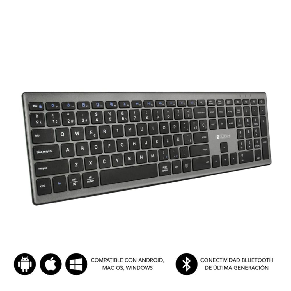 Teclado subblim subkb - 2pue201 inalambrico