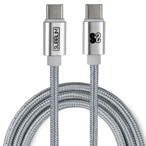 Cargador subblim 18w  usb tipo a - usb tipo c + cable usb tipo c