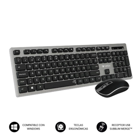 Teclado + raton subblim subkbw - ceke01 inalambrico