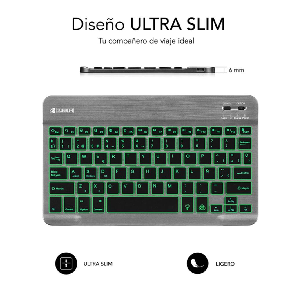 Teclado tablet subblim sub - kbt - smbl31 inalambrico