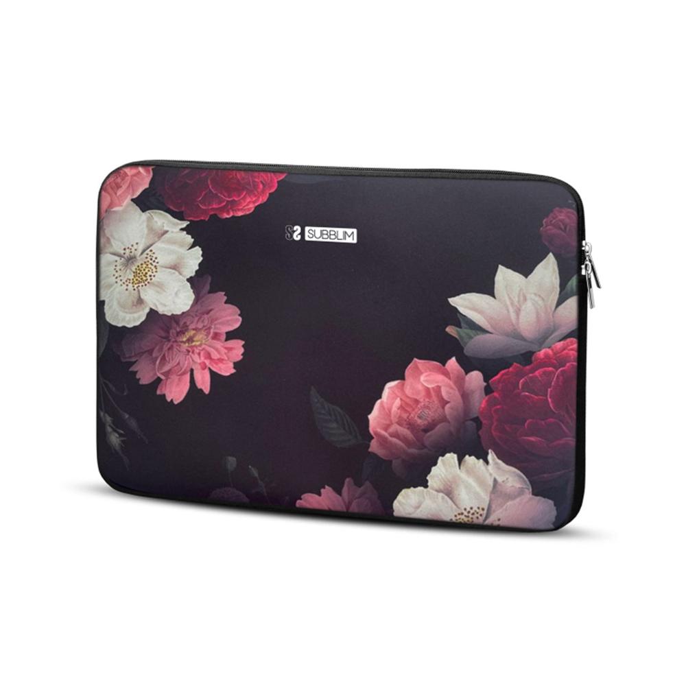 Funda subblim trendy sleeve para portatil 15.6pulgadas neo flowers