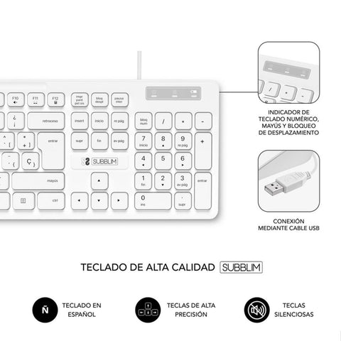 Teclado subblim subkbc - 0ssk51