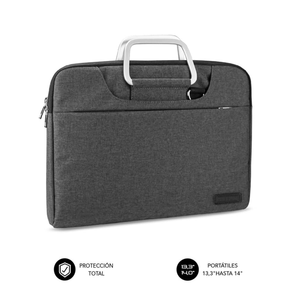 Funda subblim business laptop sleeve para portatil 13.3pulgadas - 14pulgadas gris