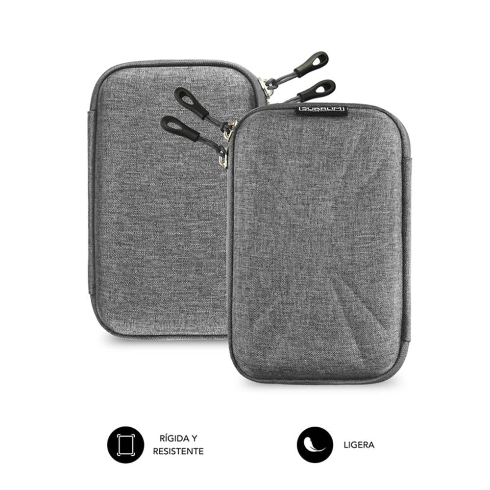 Funda subblim hdd business case para disco duro 2.5pulgadas gris