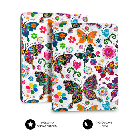 Funda subblim trendy case para tablet 11pulgadas mariposas