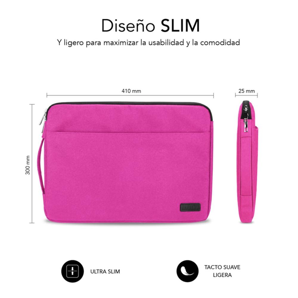 Funda subblim urban laptop sleeve para portatil 15.6pulgadas rosa