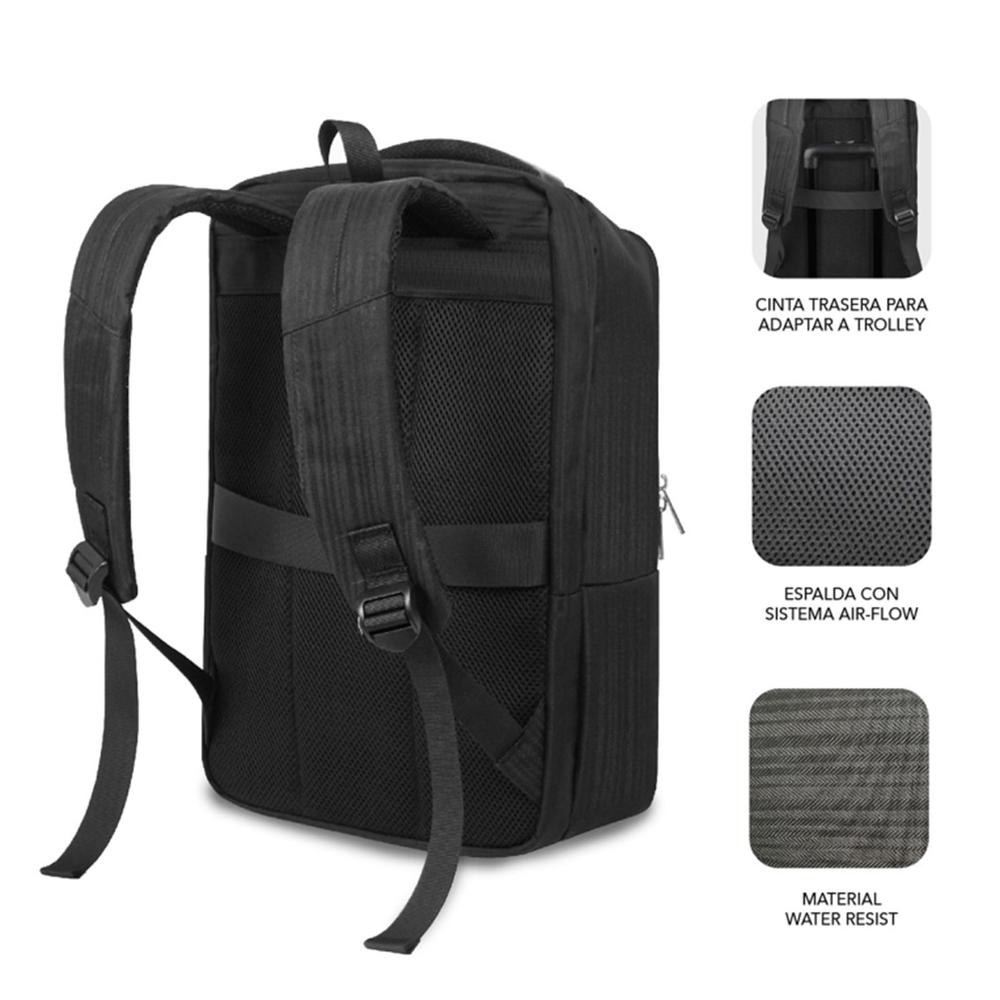 Mochila subblim business v2 ap para portatil 16pulgadas negro