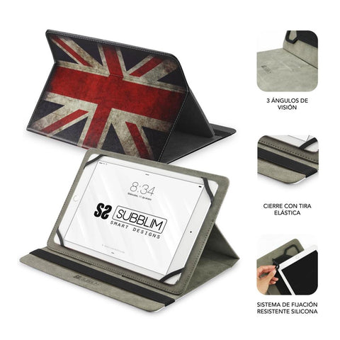 Funda subblim trendy case para tablet 10.1pulgadas england