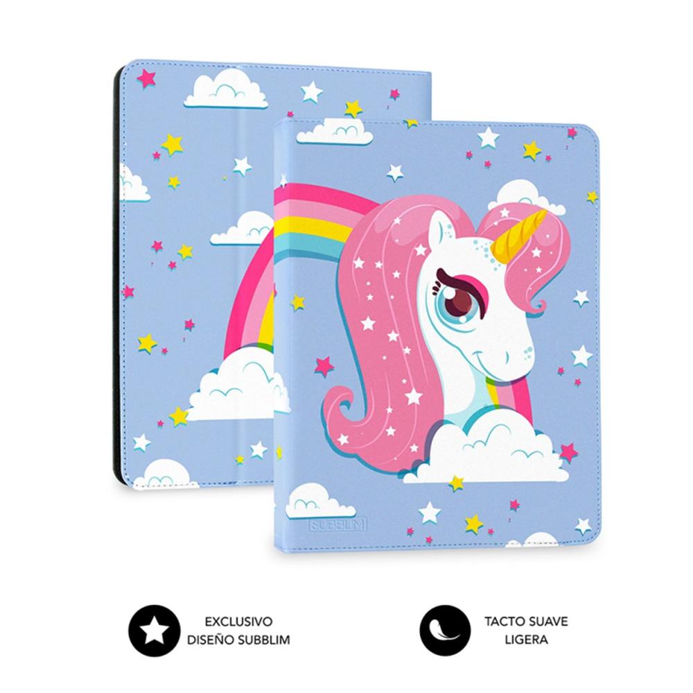 Funda subblim universal trendy case para tablet 10.1pulgadas unicorn