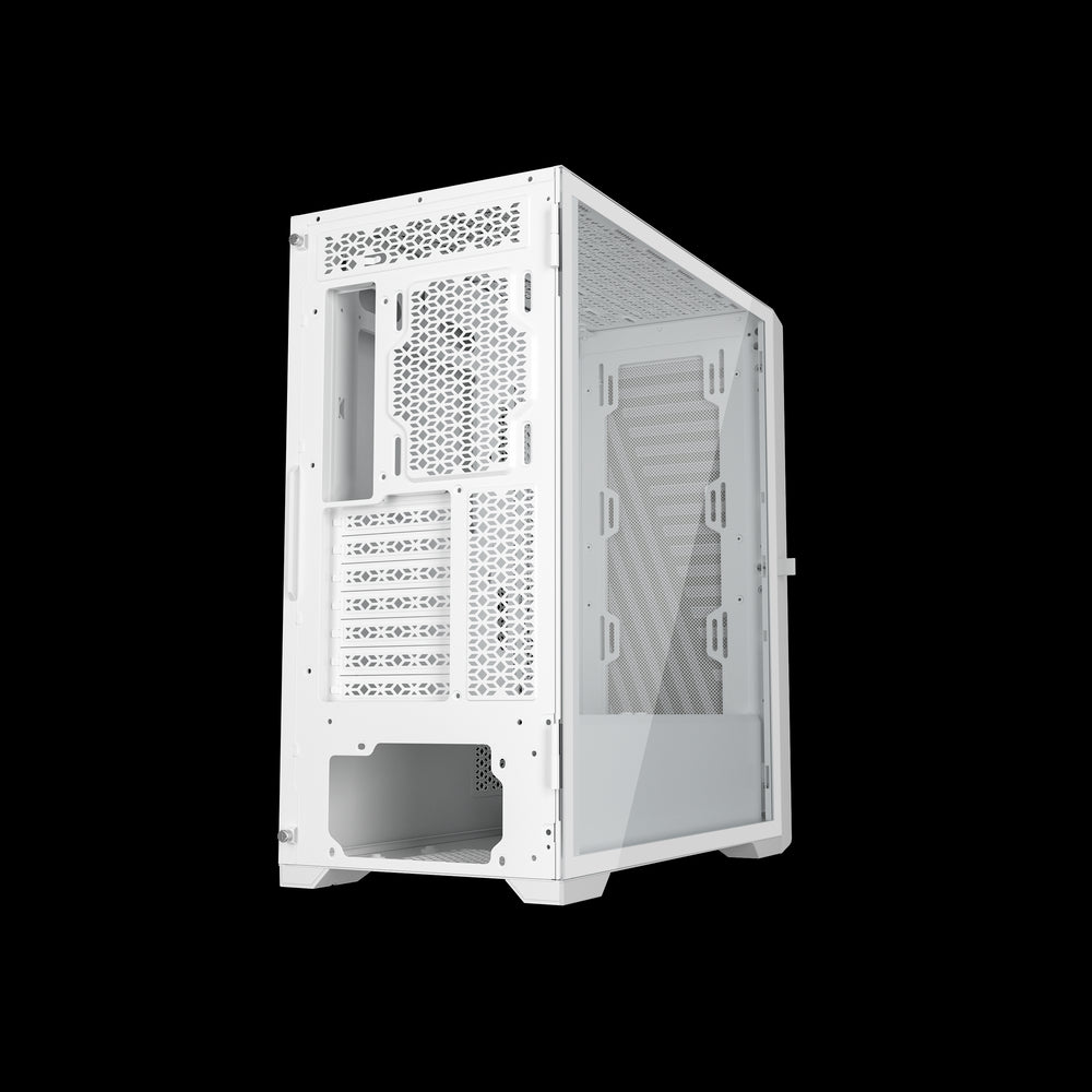 Caja phoenix artisan noble blanca con frontal de madera atx cristal templado gaming cristal templado filtros antipolvo tipo c