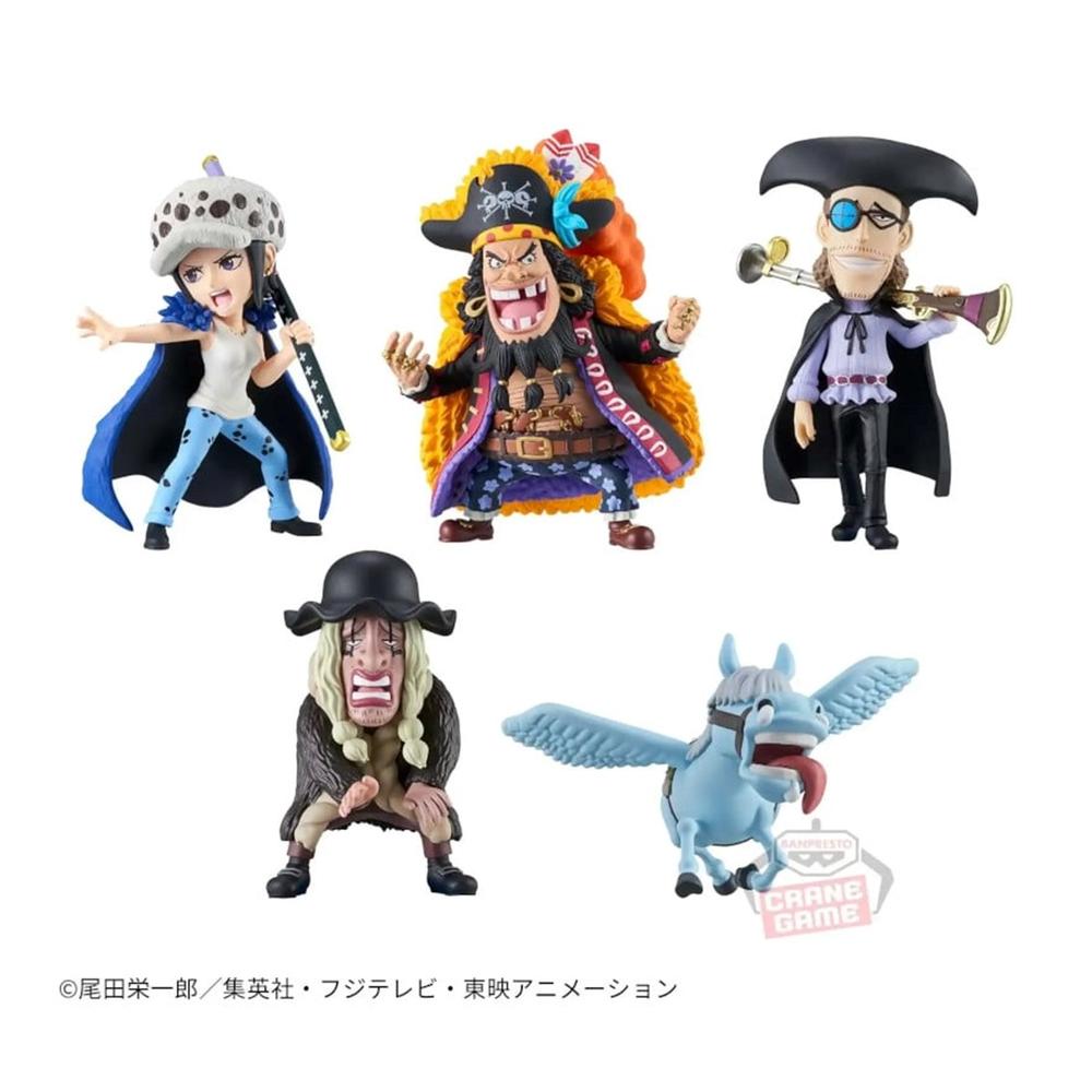 One piece world collectable figure - trafalgar.law vs blackbeard pirates -  1 unidad aleatoria