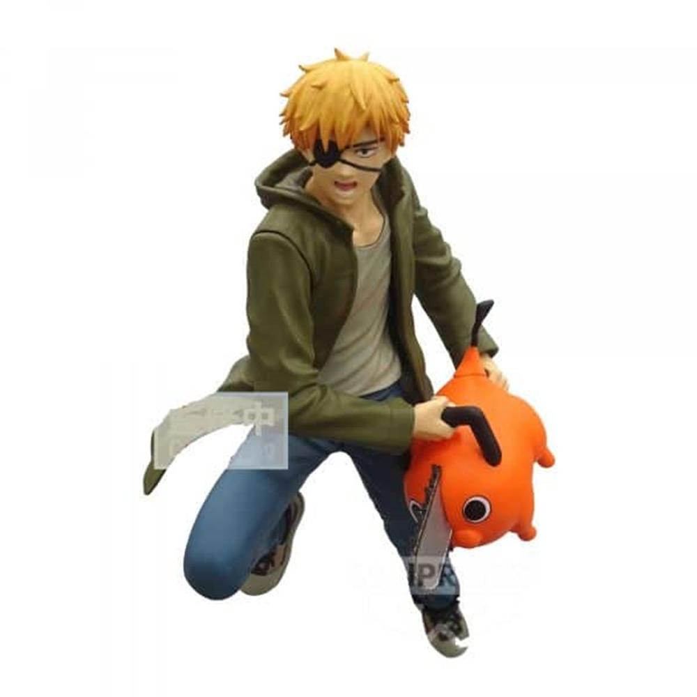 Figura banpresto chainsaw man vibration stars chainsaw man denji y pochita 14cm