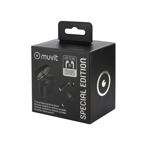 Auriculares muvit muhph0122 inalambrico negro