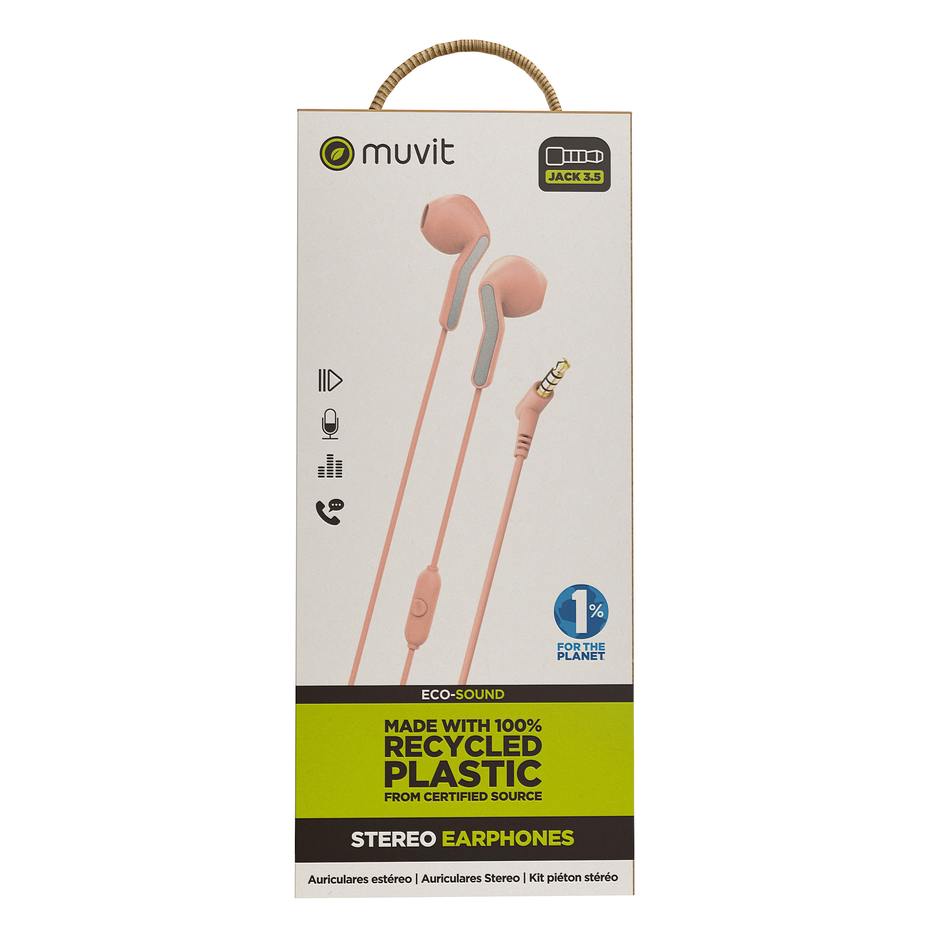 Auriculares muvit e56 rosa