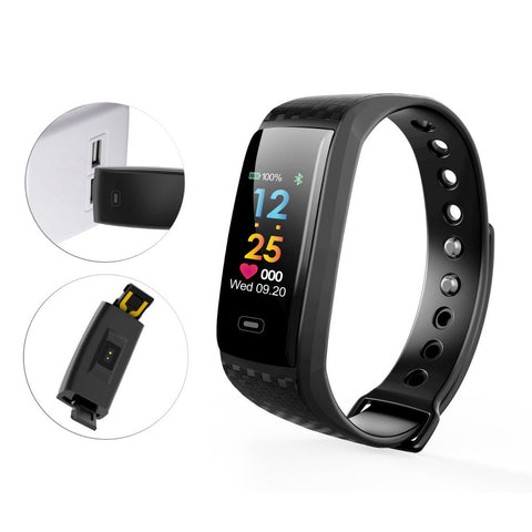 Pulsera smartband muvit io health tensio negra