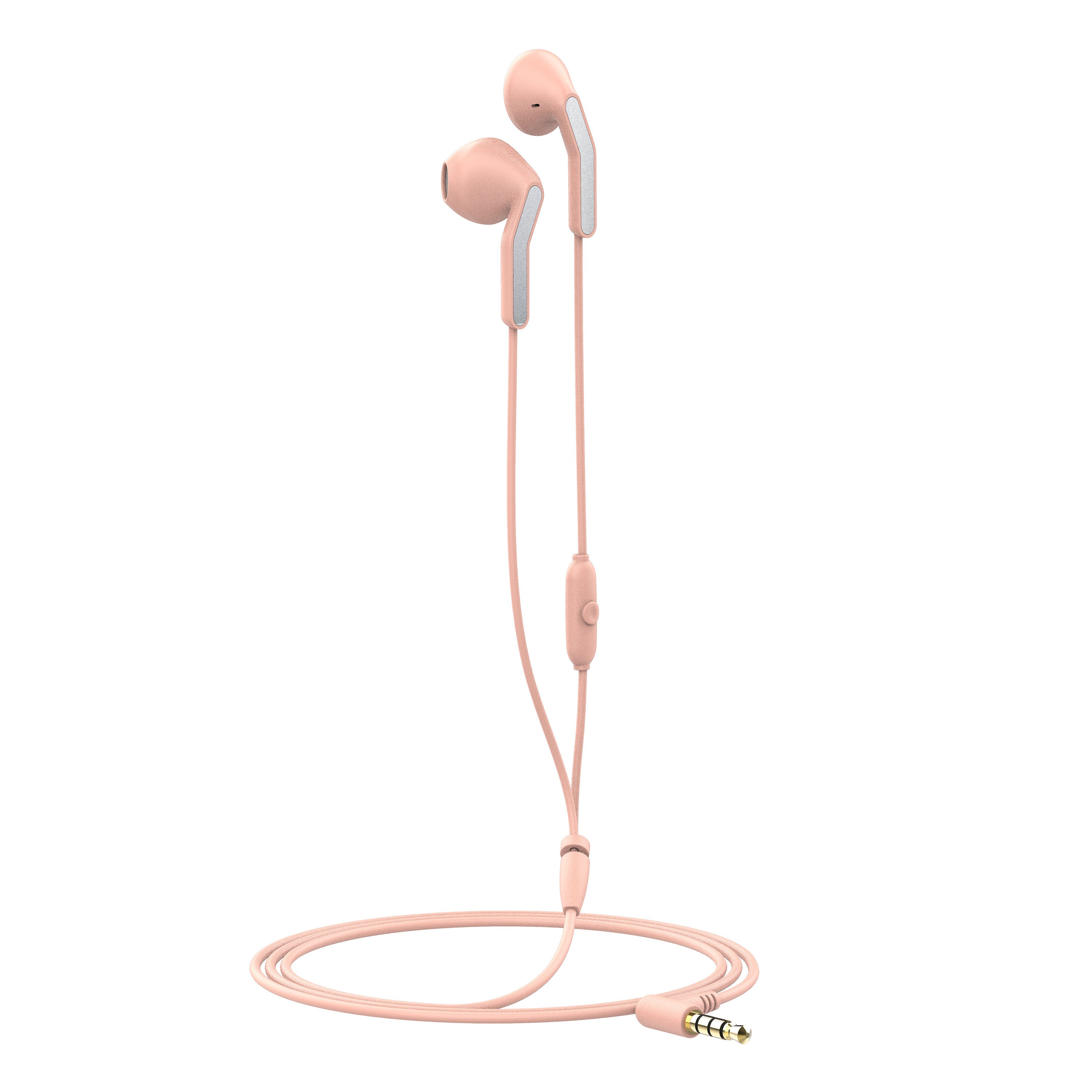 Auriculares muvit meu 3.5 mm rosa