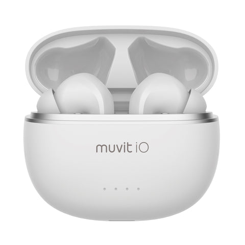 Auriculares muvit io g60 inalambrico blanco