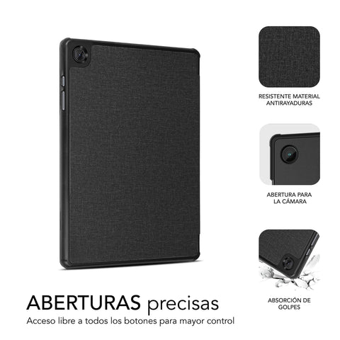 Funda subblim shock case para samsung tab a9 8.7pulgadas negro