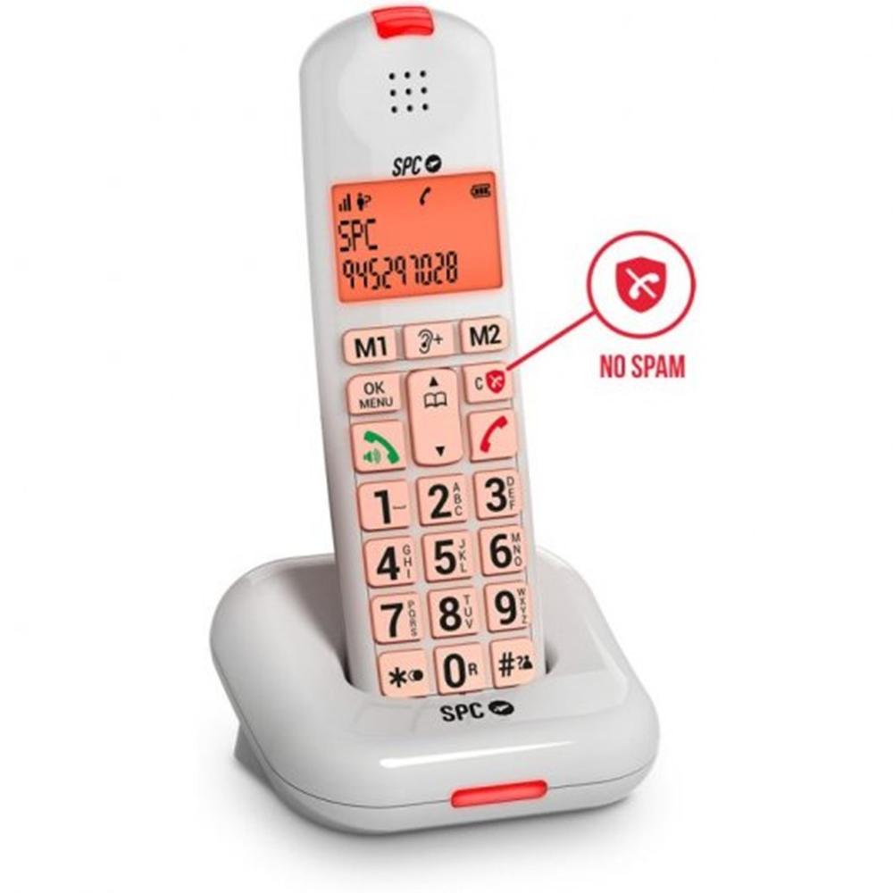 Telefono inalambrico spc comfort kairo blanco