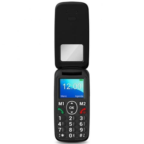 Telefono movil spc black tipo tapa -  dual sim -  1.77pulgadas -  micro sd -  radio -  bluetooth