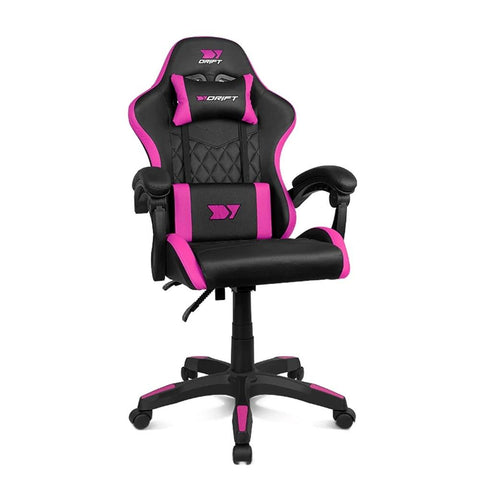 Silla gaming drift dr35 negra - fucsia